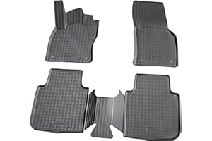 Recambo Alfombrillas de goma 3D aptas para Skoda Kodiaq | a partir de 2017 > | Ajuste perfecto con borde