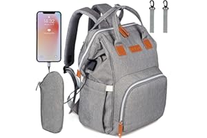 NEVEQ Sacs à Dos à Langer pour Bébé Sac de Voyage, Sac à Dos Conception et Sac à Main pour Mères et Soins des Bébés (Denim)