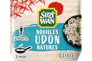 SUZI WAN Nouilles Précuites Udon pour WOK (2x150g)