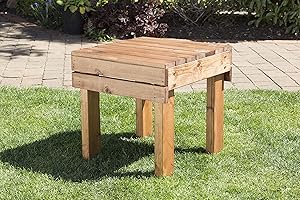 CHARLES TAYLOR GARDEN FURNITURE Charles Taylor Wooden Garden Drinks/BBQ Table