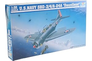 Trumpeter 02242 - Bombardiere Douglas impavido SBD-3/A-24A, Marina Americana
