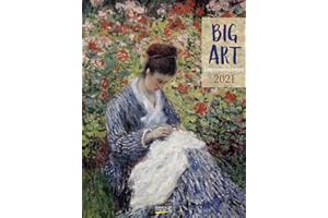 Big ART Impressionisten 2021: Großer Kunstkalender. Hochwertiger Wandkalender mit extragroßen Abbildungen aus dem Impressionismus. Kunst Gallery Format: 48 x 64 cm.