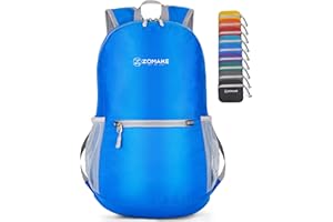 ZOMAKE Sac a Dos Pliable Ultra Léger - Sac à Dos Pliable De Randonnée Petit Packable Daypack 20L pour Femme Homme Sports Et Plein Air