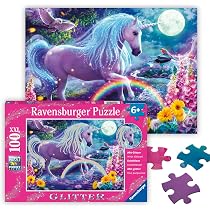Ravensburger Puzzle 100 Pièces XXL - Les Animaux De La Jungle - Dès 6 Ans - Format 49 X 36 Cm - 12970