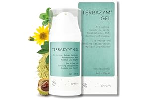 ‎ORTHIM TERRAZYM GEL - 100g Dosierspender - Schnelle Regeneration von Muskeln und Gelenken - Mit Arnica & Campher - Laborgeprüft, 100% vegan, parabenfrei + in Deutschland produziert