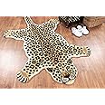 Blackamoor Rugs Leopard Skin Shape Handmade Tufted 100% woolen Rugs & Carpet (60x90 cm - 2'0''x3'0'')