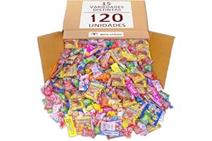Mega Pack Magnum 120 Chuches y Golosinas. Para Cumpleaños, Piñatas y Fiestas. Selección Suprema Golosin. (MIX 120)