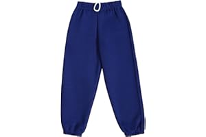 Dalsa Boys Girls Childrens Kids School PE Fleece Jogging Tracksuit Bottoms Trousers Sweatpants
