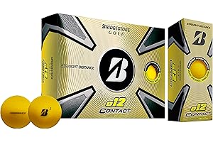 2023 Bridgestone Golf e12 Contact Golf Balls, White