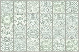 Queence | ALU-DiBond - Protector de Azulejos para la Cocina y el Fregadero - Cocina - Azulejos para la Cocina - Salpicadero, Tamaño:60 x 40 x 0.3 cm