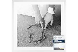 CABBEL 1x oprawa 60x60 cm w kolorze białym | na dokumenty, kolaże, plakaty | drewniana z MDF, szkło akrylowe | do puzzli, zdjęć, do powieszenia