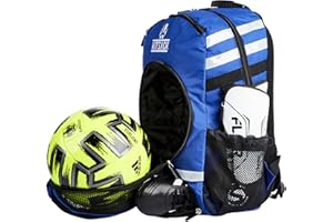 KITSACK - The Ultimate Kid’s Heavy-Duty Sports Kit & Football Bag Backpack - Designed to Carry Your Ball, Kit, Boots & More - Ideal Football Rucksack, also Rugby & Basketball - Ideal for Adults Too