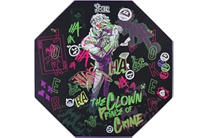 Subsonic, DC Comics Joker, Alfombrilla de Juego Antideslizante para Asientos o Silla Gaming, 1m x 1m