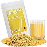 molinoRC Bienenwachs Pastillen 100% Natur - Bienenwachs Bio für Kosmetik - Beeswax Wachspastillen - Kerzen Bienenwachs - Bien