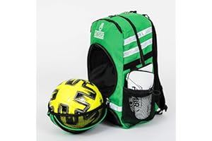 KITSACK - The Ultimate Kid’s Heavy-Duty Sports Kit & Football Bag Backpack - Designed to Carry Your Ball, Kit, Boots & More - Ideal Football Rucksack, also Rugby & Basketball - Ideal for Adults Too