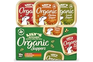LILY'S KITCHEN Lily’s Kitchen Made with Natural Ingredients Adult Wet Dog Food Trays Organic Variety Pack 10x150g