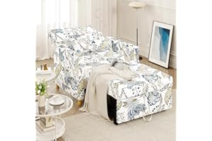 UNIONLINE Single Sofa Chair, Sleeper Sofa Chair Bed Pull Out Convertible,3-in-1 Adjustable Sleep Armchair Bed with Side Pocket Small Room/Living Room/Apartment