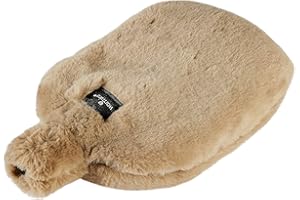 Warmies Botella Microondas, Almohadilla Calefactable con Lavanda Francesa Seca, Saco de Trigo Microondas, Color Acero