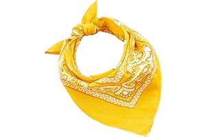 JOPHY & CO. Bandanas 100% algodón, para mujer, hombre, niños, unisex, fantasía paisley, ideal como pañuelo, bandana o bufanda, para el cabello/cuello/muñeca/cabeza, modelo n. 644