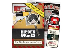 Hidden Games - Escena del Crimen - La Diadema Escarlata - Español - Juego de Crimen Realista, Detectives emocionante, Tipo Escape Room