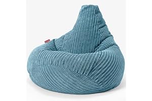 ‎LOUNGE PUG Lounge Pug, Gaming Sitzsack Sessel, Cord Türkis