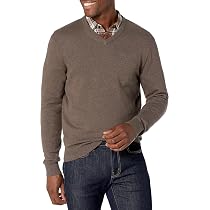 Amazon Essentials Herren Pullover – V-Ausschnitt, Weiches Material, Nachhaltig (GRS-zertifiziert, Große Größen)