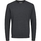 JACK &amp; JONES Knitted Sweater | Knit fit, Plain, Long Sleeve, Casual, Soft process at a maximum temperature of 40&deg;C