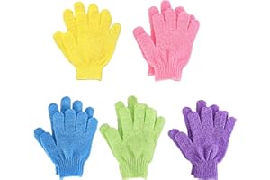 HONGXIN-SHOP Bath Gloves Shower Gloves Exfoliating Body Scrub Mitt Double Side para Hombres Mujer Niños 10 piezas