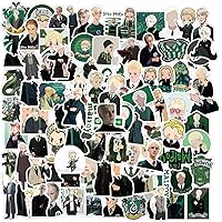 Fancico Laptop Sticker Pack 100 Stück Draco Malfoy Wizard Aufkleber Einzigartige Coole Aufkleber Waterbottle Notebook…