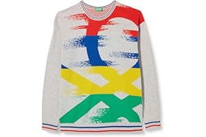 United Colors of Benetton Maglia Girocollo Manica Lunga Bambini e Ragazzi