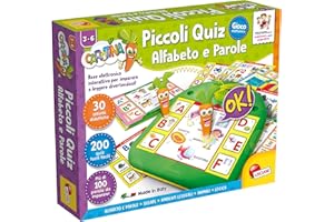 LISCIANIGIOCHI Lisciani Giochi- Carotina Piccoli Quiz Alfabeto e Parole Gioco, Multicolore, 80014