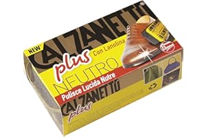 Calzanetto Plus, Trattamenti e Lucidi Scarpe Shoe Care, Beige (Neutro), 4.5 Cmx 45 Cmx 127 cm