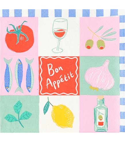 Servilletas De Papel Talking Tables Paquete De Platos Grandes De