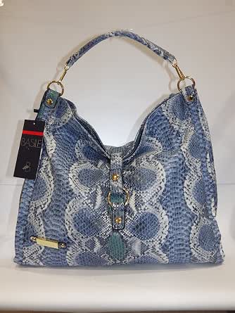 Borsa Basile Manico e Tracolla Naiadi 3131-7 Sportiva Stampa Pitonata :  Amazon.it: Scarpe e borse