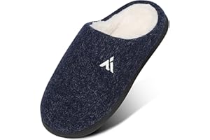 Mishansha Pantofole in Memory Foam per Uomo Donna Antiscivolo Ciabatte Invernali Taglia 36-49 EU