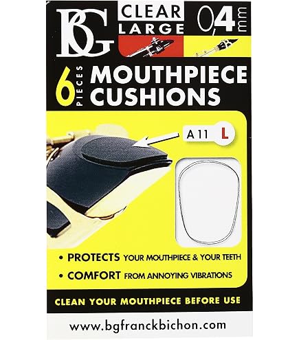 Lot De 8 Pastilles Protège-Bec Soundman Pour Saxophone/Clarinette - Épaisseur 0.8mm - Noir