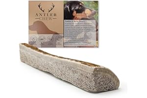 Antler Chew – Pizza Cut Deer Antlers for Dogs (30–40g, 7cm) | Soft Split with Extra Marrow | Natural Puppy & Small Dog Chew | Grain-Free, Odourless, Easy to Chew, Dental Health Support