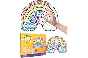 PURPLE LADYBUG SUNGEMMERS,Arte de diamantes de arcoíris extra grande para niños a partir de 6 años,Regalos de cumpleaños geniales para niñas de 7, 8, kit de pintura de diamantes, actividades de arte y manualidades