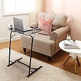 Amazon Basics Height Adjustable Laptop Table | Adjustable Table Angle ...