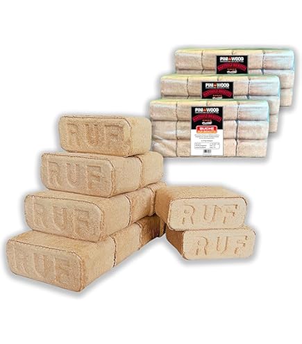 Fikse houtbriketten Eco Pini Kay - Haardblokken - 12 Stuks Fikse houtbriketten Eco Pini Kay - Haardblokken - 12 Stuks