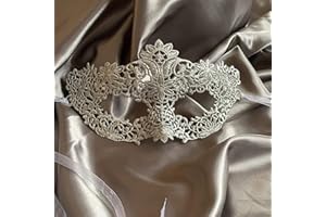 THE LACE MASK CO. Luxury Women's Lace Masquerade Prom Halloween Carnival Mask Ball