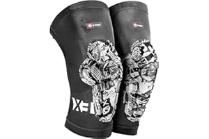 G-Form Pro-X3 Mountain Bike Knee Guards - Genouillères pour hommes et femmes - Street Art, Adulte Grand