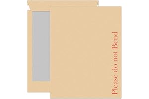 125Pcs A5 Envelopes iSOUL 229mm x 162mm A5 C5 Manilla Hard Board Backed Envelopes Do Not Bend Envelope