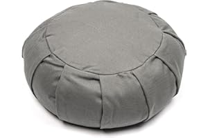 ‎MYGA Myga Zafu Meditationskissen | Ergonomisches Sitzkissen mit Buchweizenfüllung | Abnehmbarer & Waschbarer Bezug | Natürliche Füllung | Ideal für Meditation, Yoga & Achtsamkeit | 34 cm x 12 cm