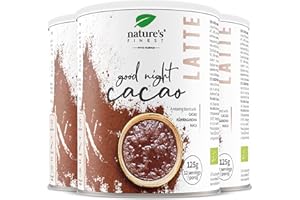 Nature's Finest by Nutrisslim Good Night Latte - Bebida Calmante De Cacao Con Ashwagandha - Apoyo Natural Para La Relajación Y El Equilibrio Emocional