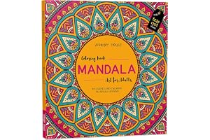 Mandala Art: Colouring Books for Adults with Tear Out Sheets (Adult Colouring Book) [Paperback] Wonder House Books Editorial