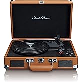 Classic Phono TT-10BN, Hoparl&ouml;rl&uuml; Pikap, Kahverengi