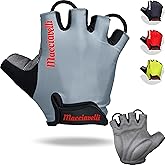 MACCIAVELLI Cycling Gloves Men Women - Half Finger MTB Cycling Gloves - Summer Cycling Gloves for Mountain Bike, Road Bike & 