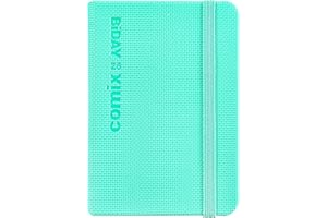 COMIX, Agenda 2026 Tascabile, Agenda 12 Mesi Biday, con 256 Pagine con Taglio in Tinta, Copertina Termovirante, Elastico, Doppio Segnalibro in Tinta, Formato 7 x 10 cm, Tiffany Tenax