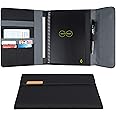 Rocketbook Capsule 2.0 Folio Cover for Core and Fusion | 100% recyclable, with pen holder, magnetic closure and internal storage compartment | black, Executive A5 size 15.2 cm x 22.3 cm, 1 piece